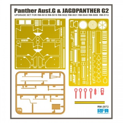 ˾ũ CRM2072 [RFM] CRM2072 1/35 Panther Ausf.G & JAGDPANTHER G2 UPGRADE SET-RFM 5018/5019/5089/5112- 