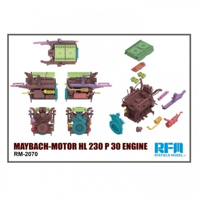 ˾ũ CRM2070 [RFM] CRM2070 1/35 MAYBACH-MOTOR HL 230 P 30 ENGINE