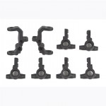 [TEAM ASSOCIATED] AA92415 RC10B7 FT Caster and Steering Blocks, carbon