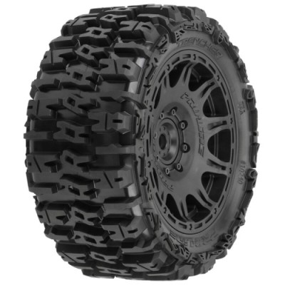 ˾ũ PRO1024010 [PROLINE-RACING] 10240-10 1/6 Trencher F/R 5.7 Tires Mounted 24mm Black Raid 8x48 Hex (2)