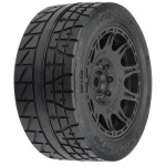 [PROLINE-RACING] 10205-11 1/6 Menace HP BELTED F/R 5.7 Tires MTD 24mm Black Raid 8x48 Hex (2)