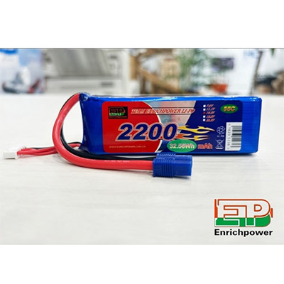 [�˾���ũ] 2200-4S-55C [EP POWER] 14.8V 2200mah 55C ��Ƭ������ ���͸� - EC3