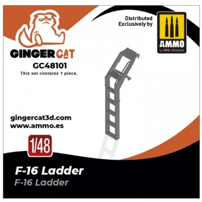 ˾ũ CGINGERCAT-48101 [GINGERCAT] CGINGERCAT-48101 1/48 F-16 Ladder (1pcs)