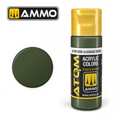 ˾ũ CG20068 [MIG AMMO] CG20068 ATOM COLOR IJA Kawasaki Green