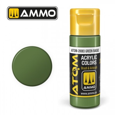 ˾ũ CG20083 [MIG AMMO] CG20083 ATOM COLOR Green Base