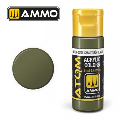 ˾ũ CG20101 [MIG AMMO] CG20101 ATOM COLOR Schwartzgr&252;n RLM70