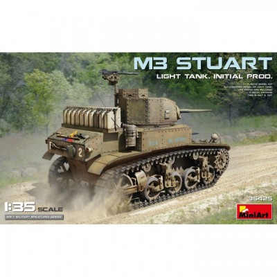 ˾ũ BE35425 [Miniart] BE35425 1/35 M3 Stuart Light Tank. Initial Prod
