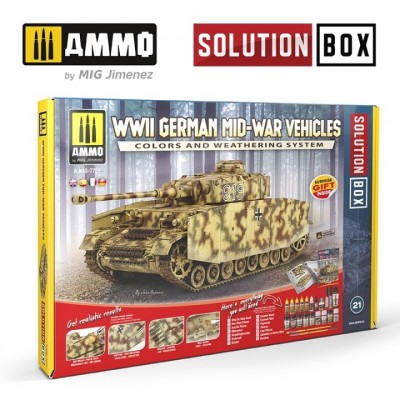 ˾ũ CG7727 [MIG AMMO] CG7727 SOLUTION BOX 19 WWII German Mid-War