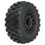 [PROLINE-RACING] 10156-10 1/10 Badlands MX M2 Fr/Rr 2.2/3.0 SC Mounted 12mm Blk Raid (2)