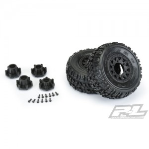 [PROLINE-RACING] 1190-10 Trencher X SC 2.2/3.0 All Terrain Tires Mounted on Raid Black