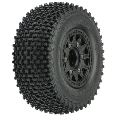 [�˾���ũ] PRO116912 [PROLINE-RACING] 1169-12 1/10 Gladiator M3 Front/Rear 2.2/3.0 SC Mounted 12mm Blk Raid (2)