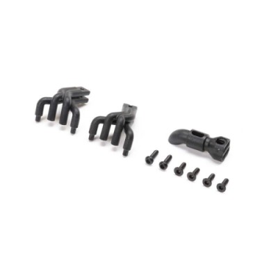 ˾ũ LOS211048 [TEAM LOSI] 4-In-1 Collective Header Set (L/R): Mini LMT