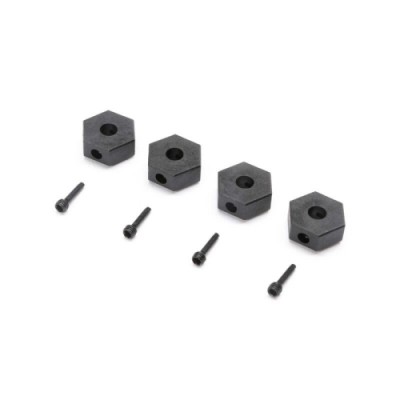 ˾ũ LOS212050 [TEAM LOSI] 12mm Wheel Hex and Screwpin (4): Mini LMT