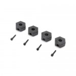[TEAM LOSI] 12mm Wheel Hex and Screwpin (4): Mini LMT
