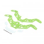 [TEAM LOSI] Chassis Plate Set, Green: Mini LMT