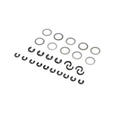 �˾���ũ LOS216009 [TEAM LOSI] E-Clip and Shim Set: Mini LMT