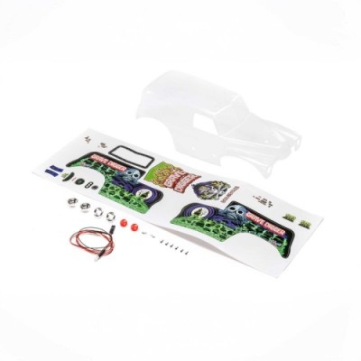 �˾���ũ LOS210045 [TEAM LOSI] Body Set, Grave Digger, Clear: Mini LMT