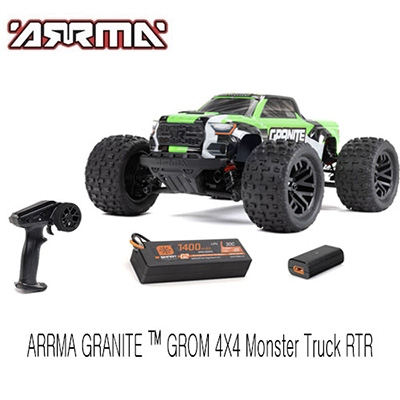 [˾ũ] ARA2102T3 [ARRMA] 1/18 ׷ ׷ ް 380 귯õ 4X4 Ʈ RTR -  