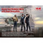 [ICM] BICM32045 1/32 Gloster Sea Gladiator Mk.II with Royal Navy pilots