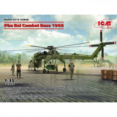 [�˾���ũ] BICM53056 [ICM] BICM53056 1/35 Phu Bai Combat Base 1968