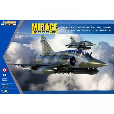 [�˾���ũ] CNK48120 [Kinetic] CNK48120 1/48 Mirage 2000D with dual GBU-12/22