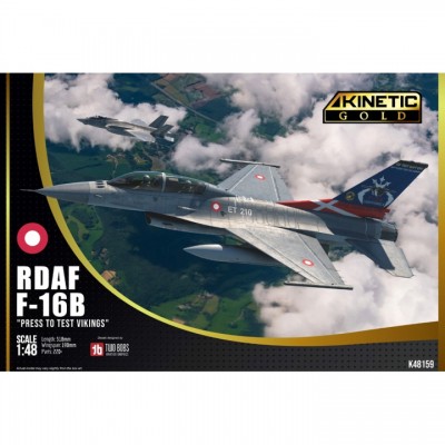 [�˾���ũ] CNK48159 [Kinetic] CNK48159 1/48 F-16B Press to test Vikings-DENMARK-RDAF