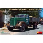 [Miniart] BE35442 1/35 German 3t Cargo Truck 3,6-36S Pritsche-Normal-Type Military Service