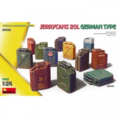 [�˾���ũ] BE24002 [Miniart] BE24002 1/24 Jerrycans 20L German Type