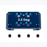 [TEAM ASSOCIATED] AA92437 RC10B7 FT Front Bulkhead, /-2.5 deg., blue aluminum
