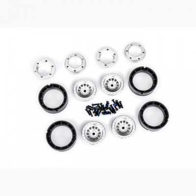 [�˾���ũ] AX9881-SLVR [Traxxas] AX9881-SLVR Wheels, 1.0, 6061-T6 aluminum