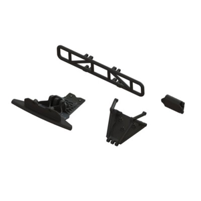�˾���ũ ARA-1577 [ARRMA] ARA-1577 Lower Skid And Bumper Mount Set, Black
