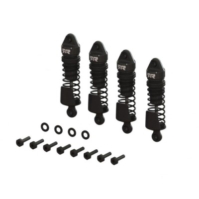 �˾���ũ ARA-1567 [ARRMA] ARA-1567 Aluminum Shock Set, 58mm Length, 1000 cSt Oil (4), Black: GROM