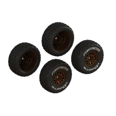 �˾���ũ ARA-2024 [ARRMA] ARA-2024 dBoots FORTRESS Glued Tire Set, Bronze (2 Pairs)