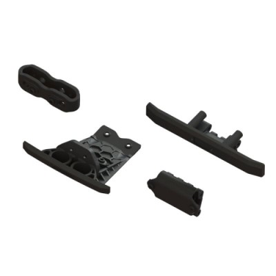 [�˾���ũ] ARA-1547 [ARRMA] ARA-1547 Lower Skid And Bumper Set: Black