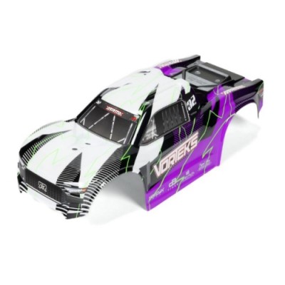 [�˾���ũ] ARA-1556 [ARRMA] ARA-1556 1/10 Clipless Painted Trimmed Body Set with Decals, Purple: VORTEKS 2WD