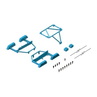 �˾���ũ ARA-1569 [ARRMA] ARA-1569 Desert Truck Body Roll Cage Set, Blue: GROM