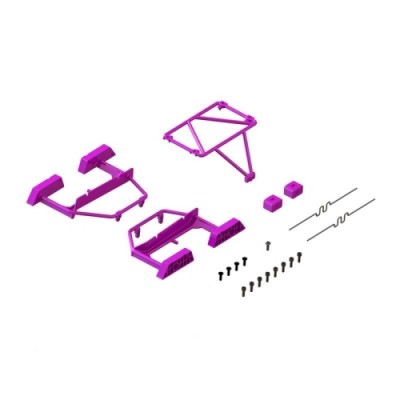 �˾���ũ ARA-1568 [ARRMA] ARA-1568 Desert Truck Body Roll Cage Set, Purple: GROM