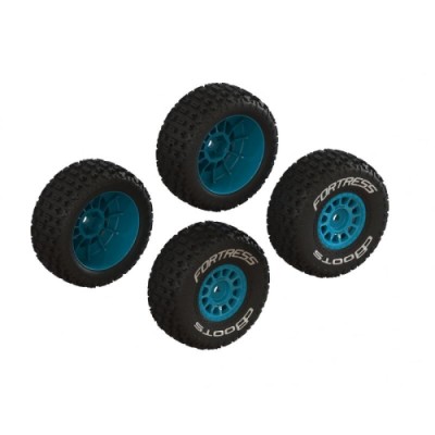 �˾���ũ ARA-1571 [ARRMA] ARA-1571 dBoots FORTRESS Glued Tire Set, Blue (2 Pairs)