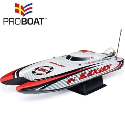 �˾���ũ PRB08049T2 [PROBOAT] Blackjack 24 V2 Catamaran Brushless: RTR, Vegas Offshore
