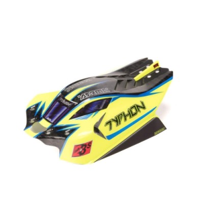 [˾ũ] ARA406172 [ARRMA] ARA406172 1/8 Clipless Painted Decaled Body, Yellow/Blue: TYPHON 4X4