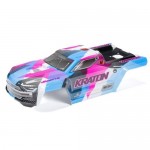 [ARRMA] ARA-1518 1/8 Painted Body with Decals, Blue/Pink: KRATON 6S BLX V6