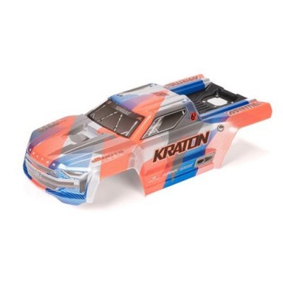 �˾���ũ ARA-1517 [ARRMA] ARA-1517 1/8 Painted Body with Decals, Blue/Orange: KRATON 6S BLX V6