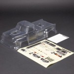 [ARRMA] ARA-1540 1/8 Clear Body with Decals and Window Mask: NOTORIOUS 6S BLX V6