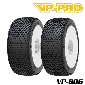 [VP PRO RACING] (1:8 ���� Ÿ�̾� ��)���� VP-806U Hurricane Evo M3 RW Rubber Tyre �Ѻ��� 2������