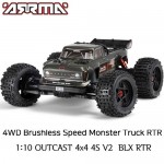 [ARRMA] 1/10 OUTCAST 4X4 4S V2 BLX Stunt Truck RTR, Gunmetal (͸,  ʿ)