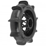 [PROLINE-RACING] 10238-10 1/4 Roost MX Sand/Snow Paddle Rear Tire MTD Black (1): PROMOTO-MX