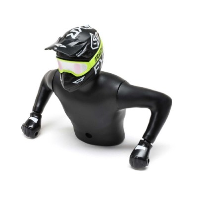 [˾ũ] LOS-2284 [TEAM LOSI] Rider Figure Upper, FXR, Yellow: Promoto-SM