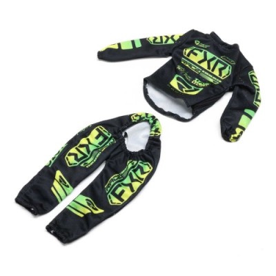 [˾ũ] LOS-2296 [TEAM LOSI] Rider Jersey Set, FXR Podium Gladiator, Black: Promoto-SM