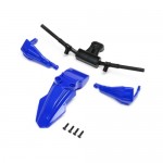 [TEAM LOSI] Fender, Handguards & Handle Bars, Blue: PM-SM