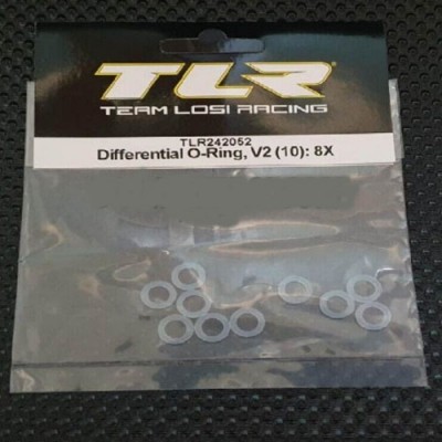 [�˾���ũ] TLR242052 [TLR Racing] Differential O-Rings, V2 (10): 8X